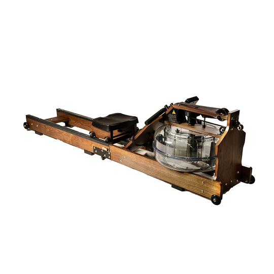 LEAP SPORTS Foldable Wooden Water Rowing Machine