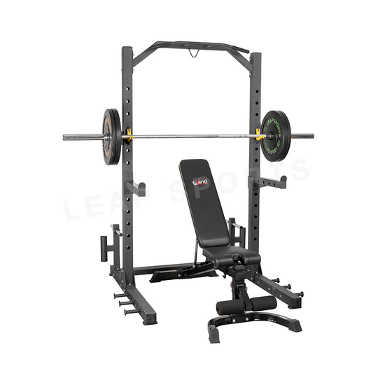 LS Squat Rack - Adjustable Bench - 7' Barbell Combo