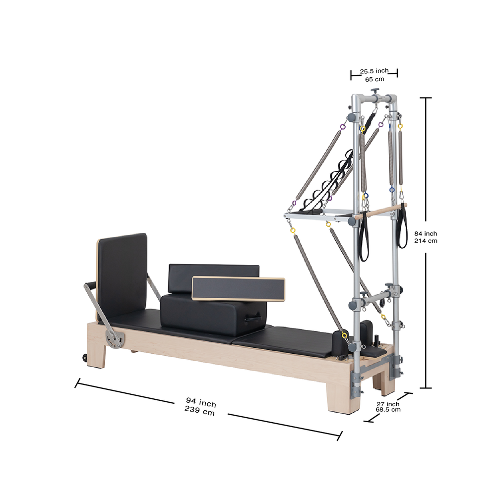 LEAP SPORTS Pilates Reformer Deluxe – Maple Edition