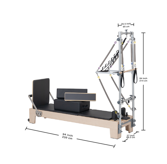 LEAP SPORTS Pilates Reformer Deluxe – Maple Edition