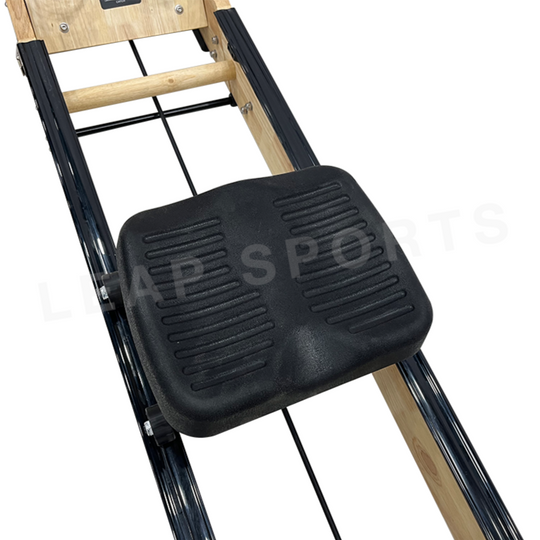 LEAP SPORTS Foldable Wooden Water Rowing Machine