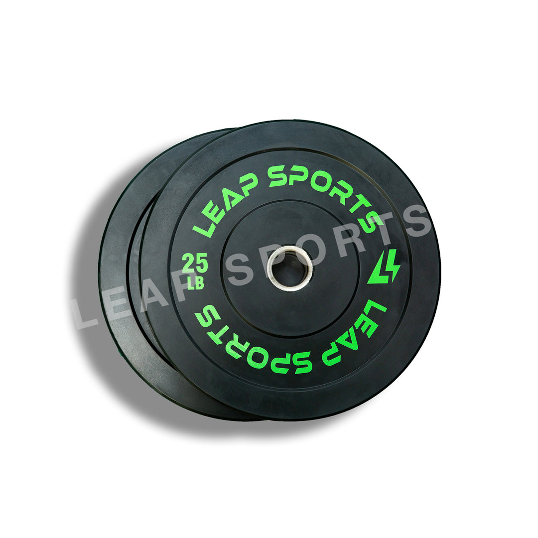 LEAP SPORTS Black Bumper Plate