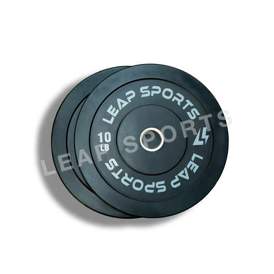 LEAP SPORTS Black Bumper Plate