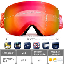Load image into Gallery viewer, Snowledge Ski Goggle HB-197A

