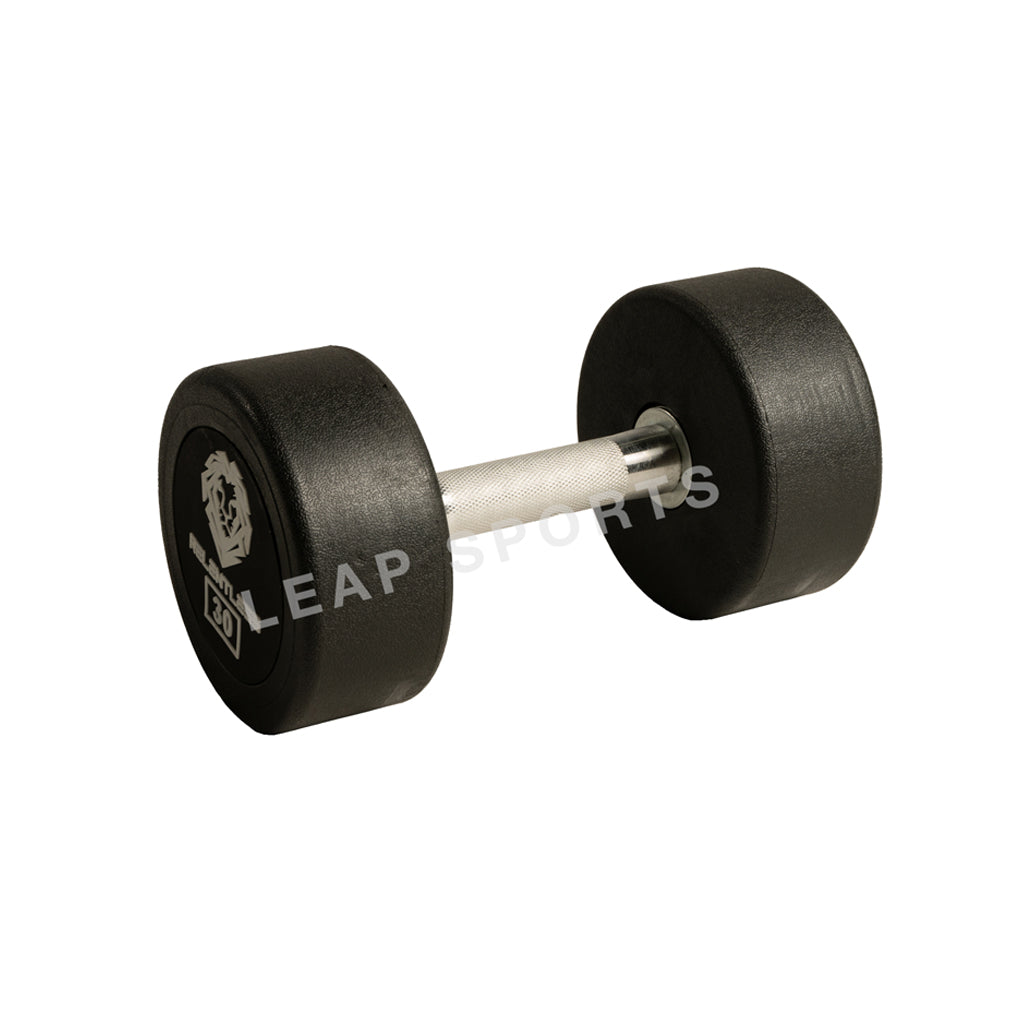 LEAP SPORTS 5-50LB Round Dumbbell Set with Stand