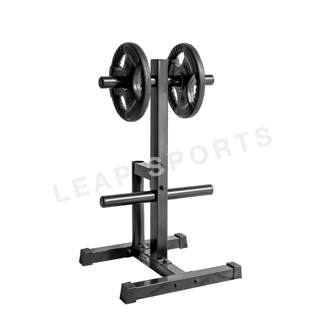 LEAP SPORTS Two Inch Olympic Weight Rack with Bar Holder