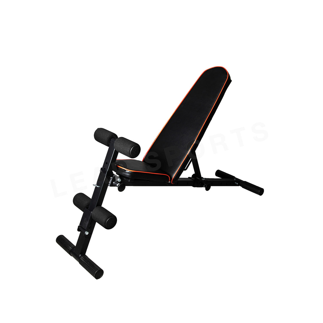 Foldable Black Crunch Bench