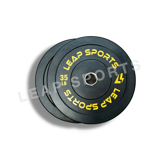 LEAP SPORTS Black Bumper Plate