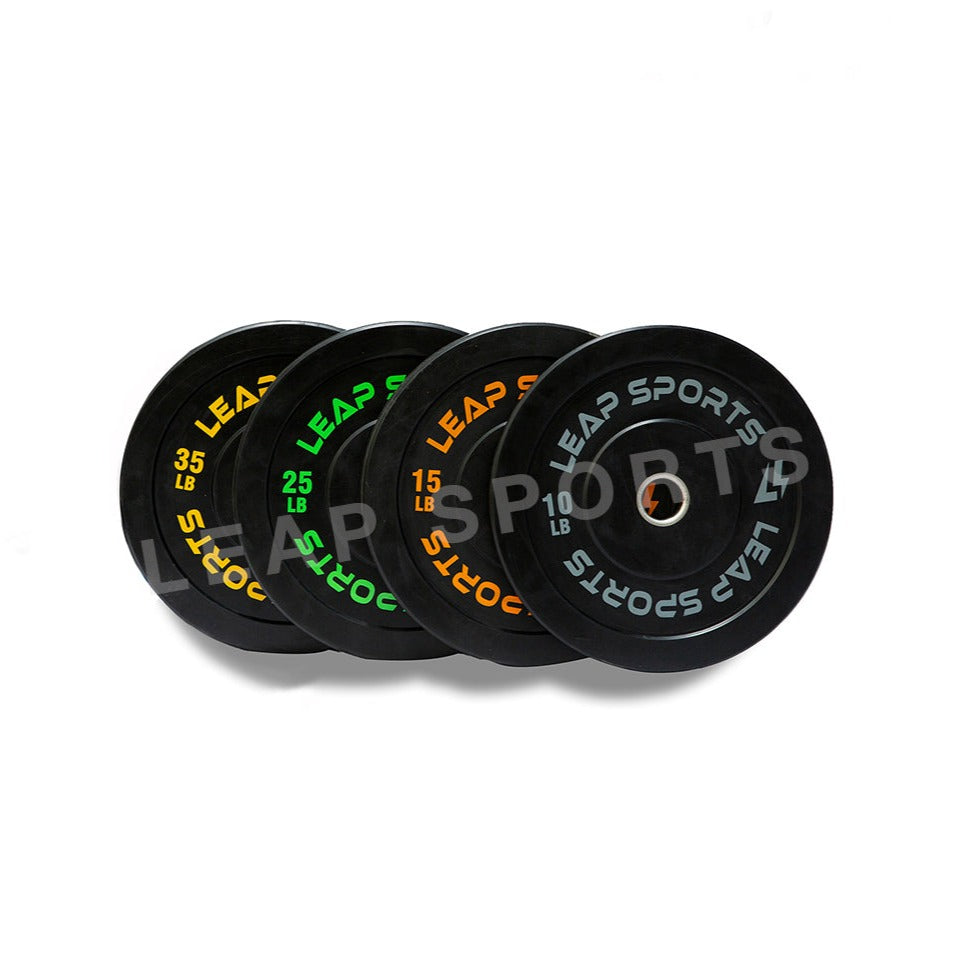 LEAP SPORTS Black Bumper Plate