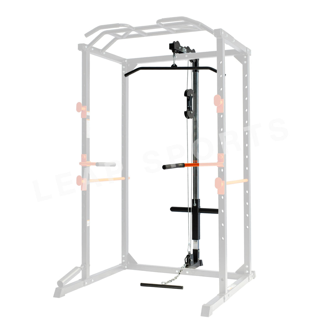 LEAP SPORTS Power Rack & Lat Pull-Down